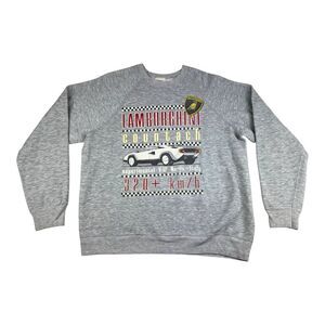 Vintage 80s Countach t shirt‎ Lamborghini Evoluzione V12 Prototype sweatshirt XL